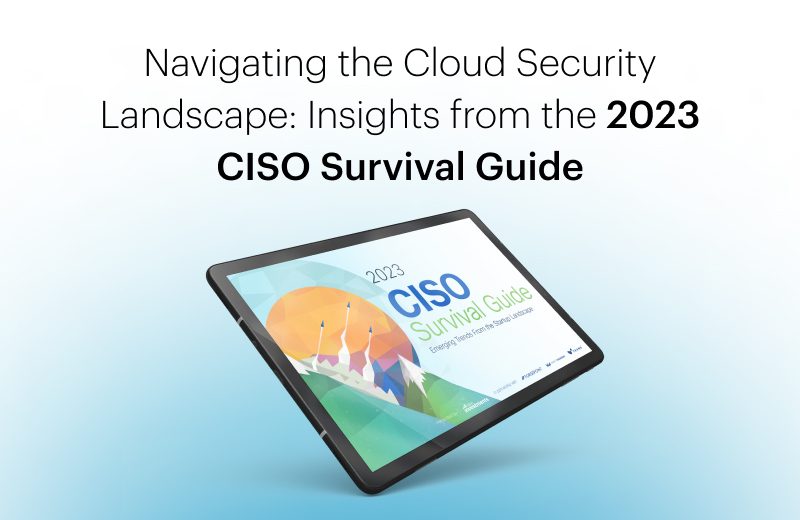 mockup of 2023 ciso survival guide written by CISCO