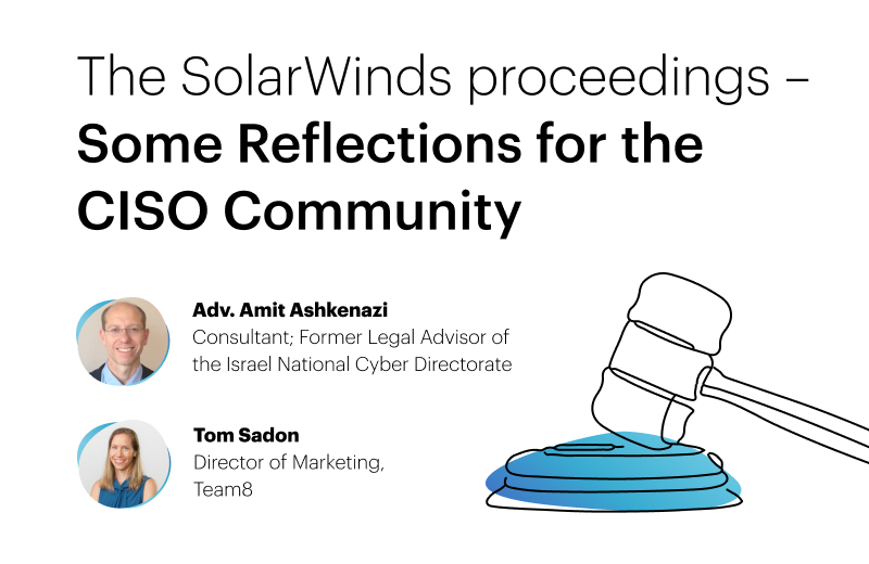 Blog Post The SolarWinds proceedings – Some Reflections for the CISO Community